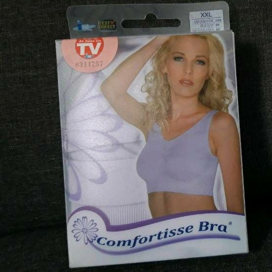 Image of the case of Comfortisse Bra on a sheet